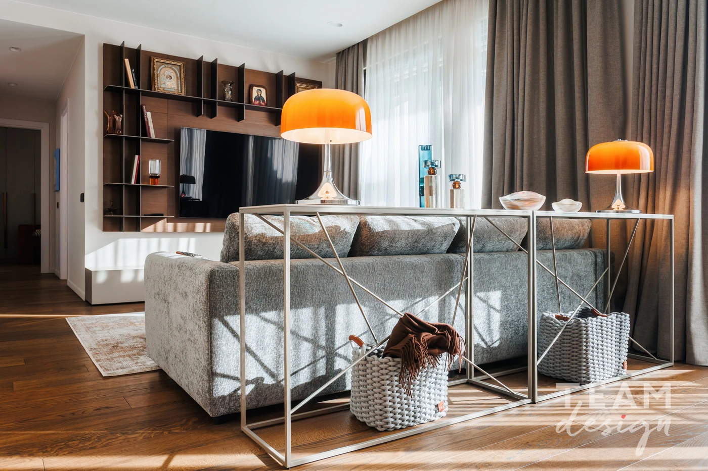 TV area in the living room