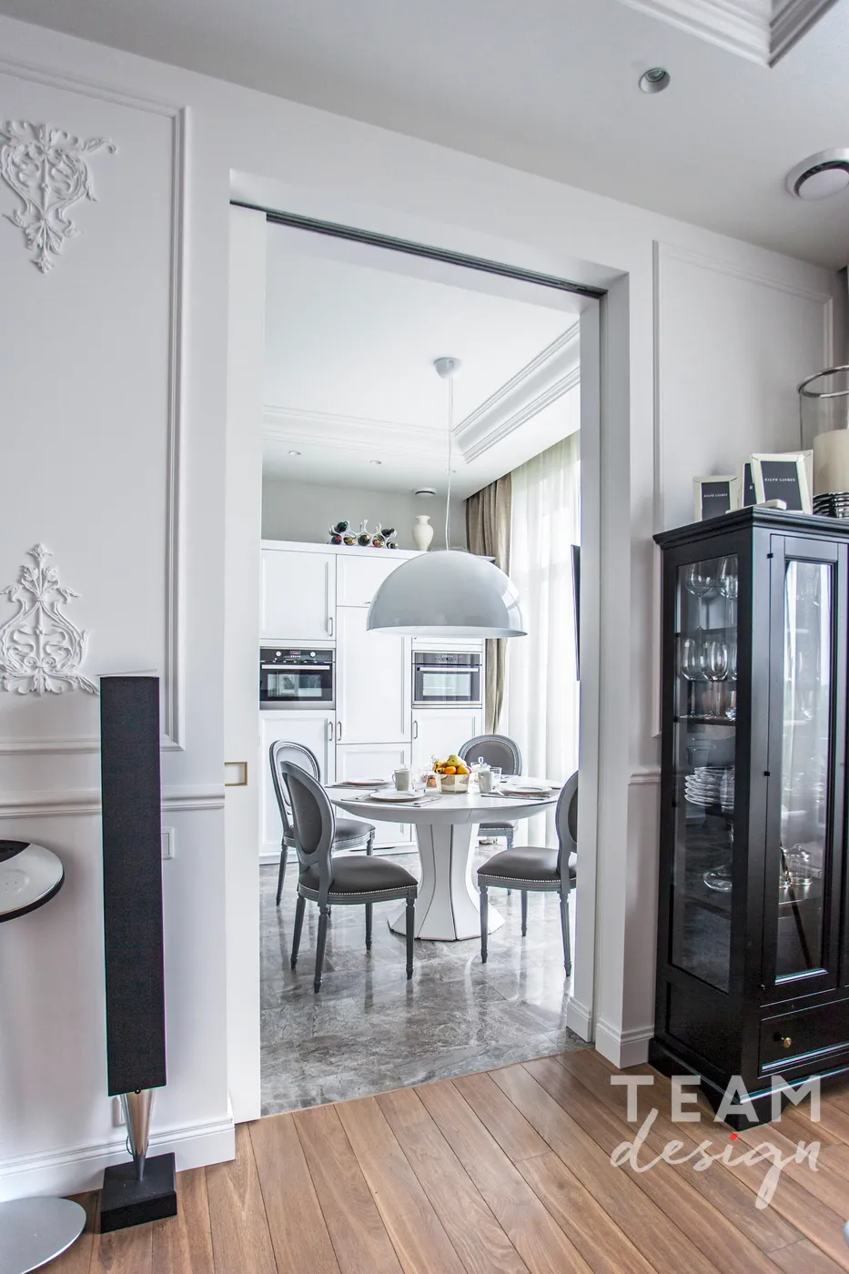 View into the kitchen