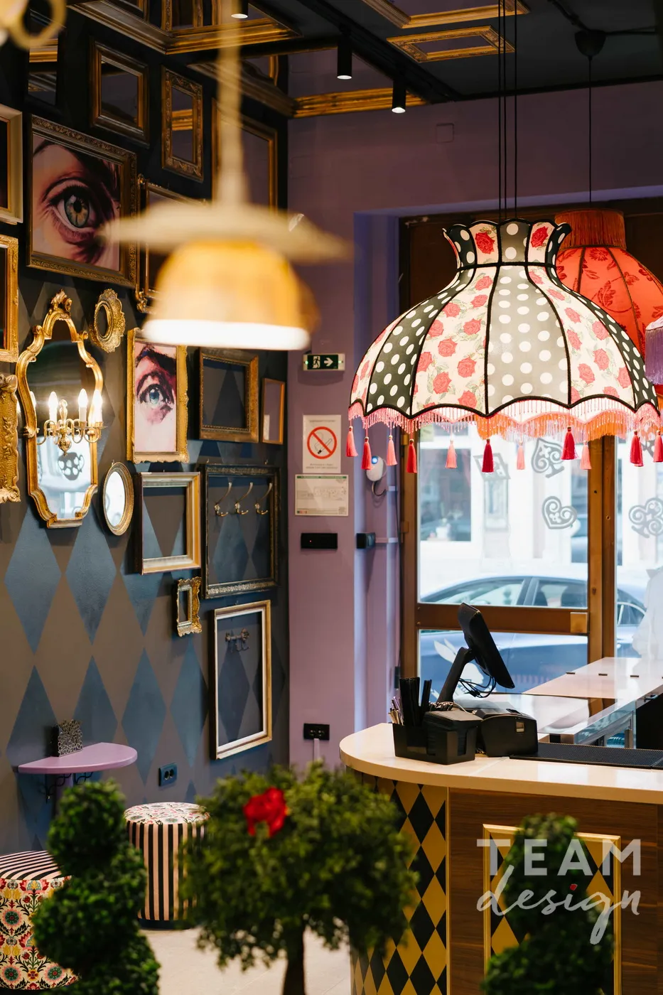 View of the entrance