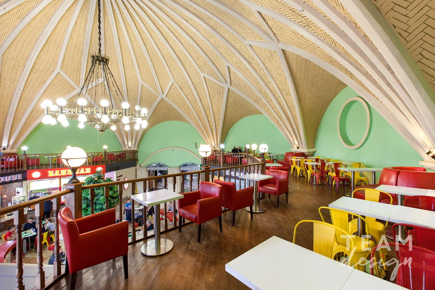 Dinig zone on the second floor