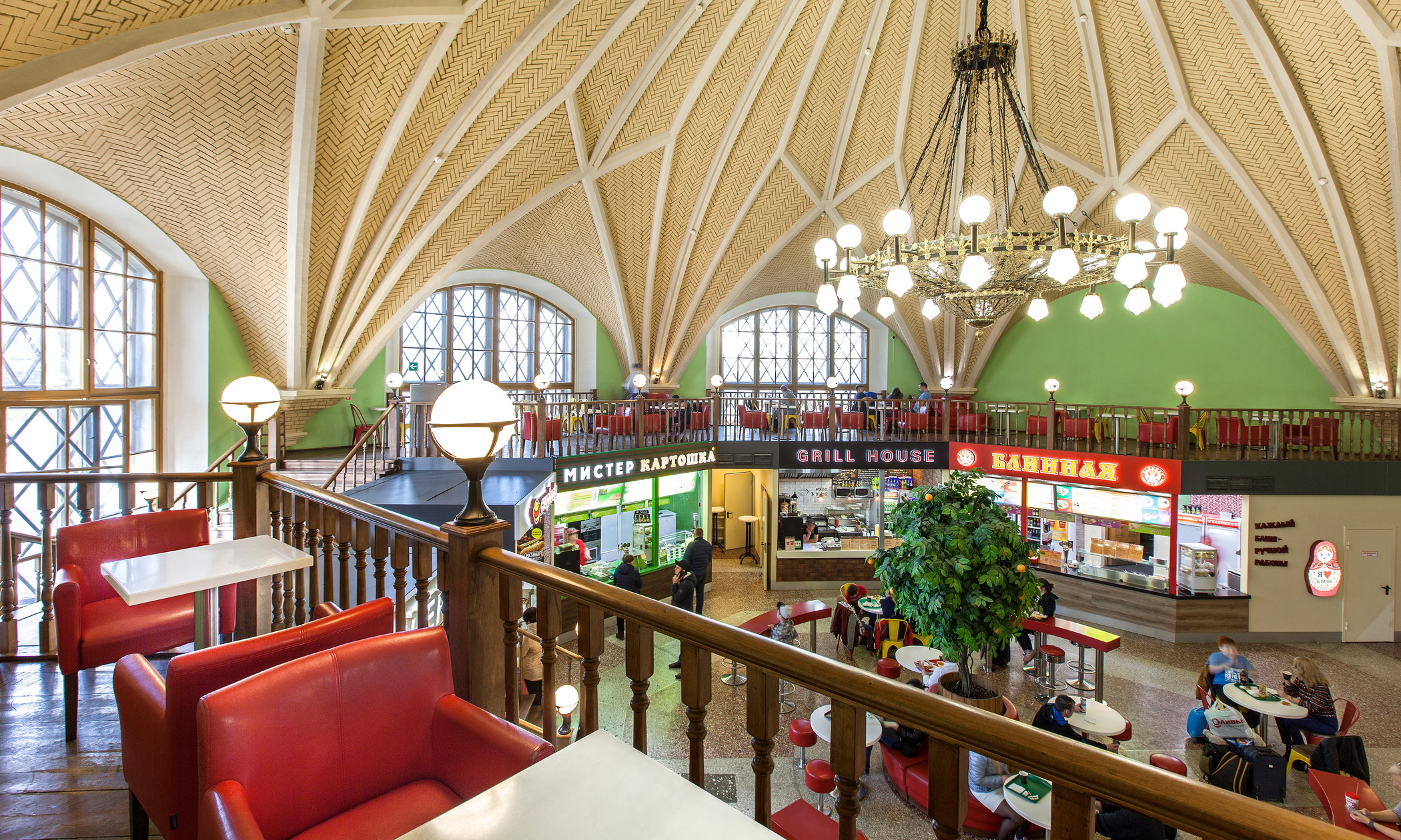Food Court at Kazansky Railway Station